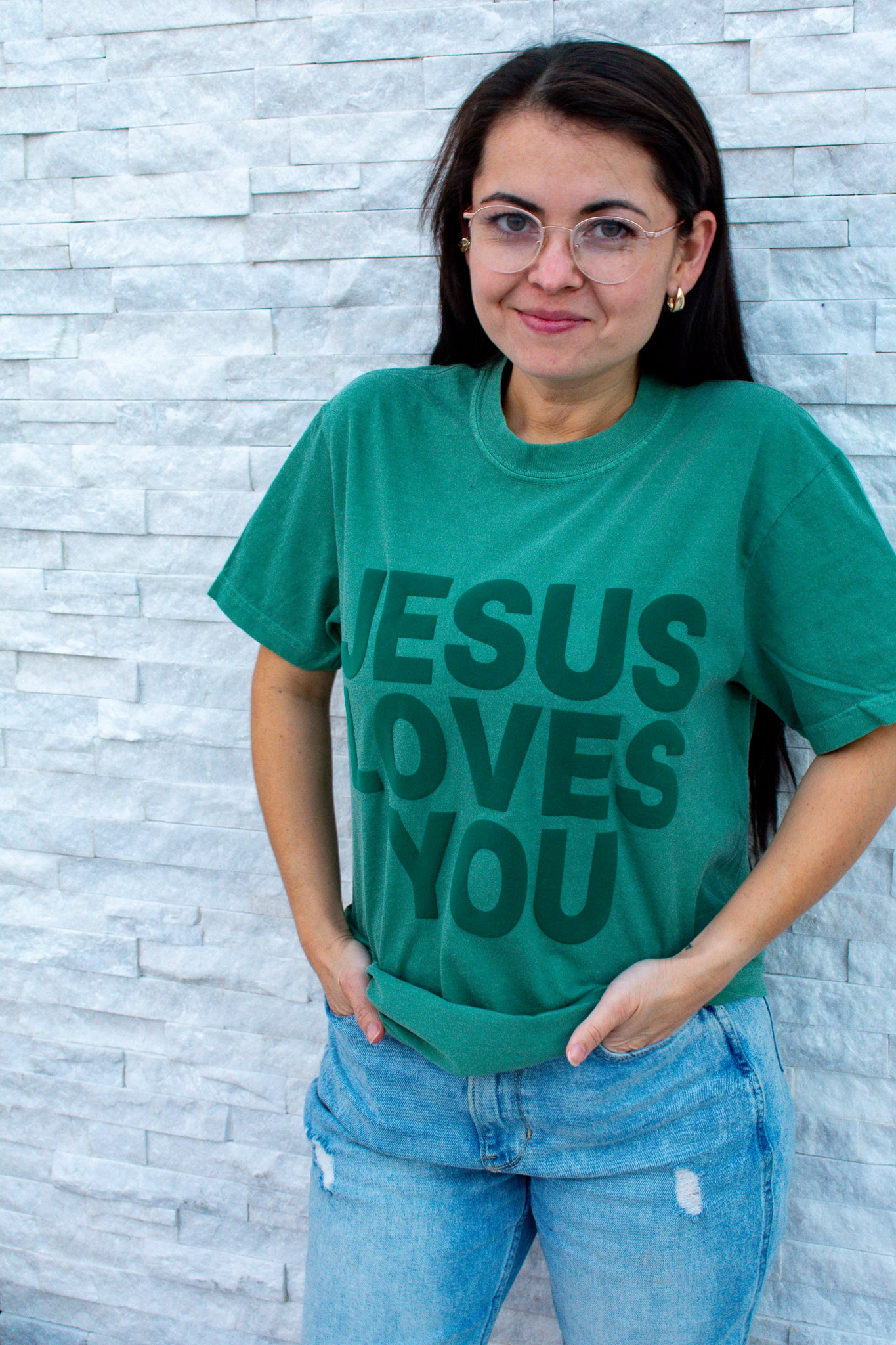 Jesus Loves You Evergreen