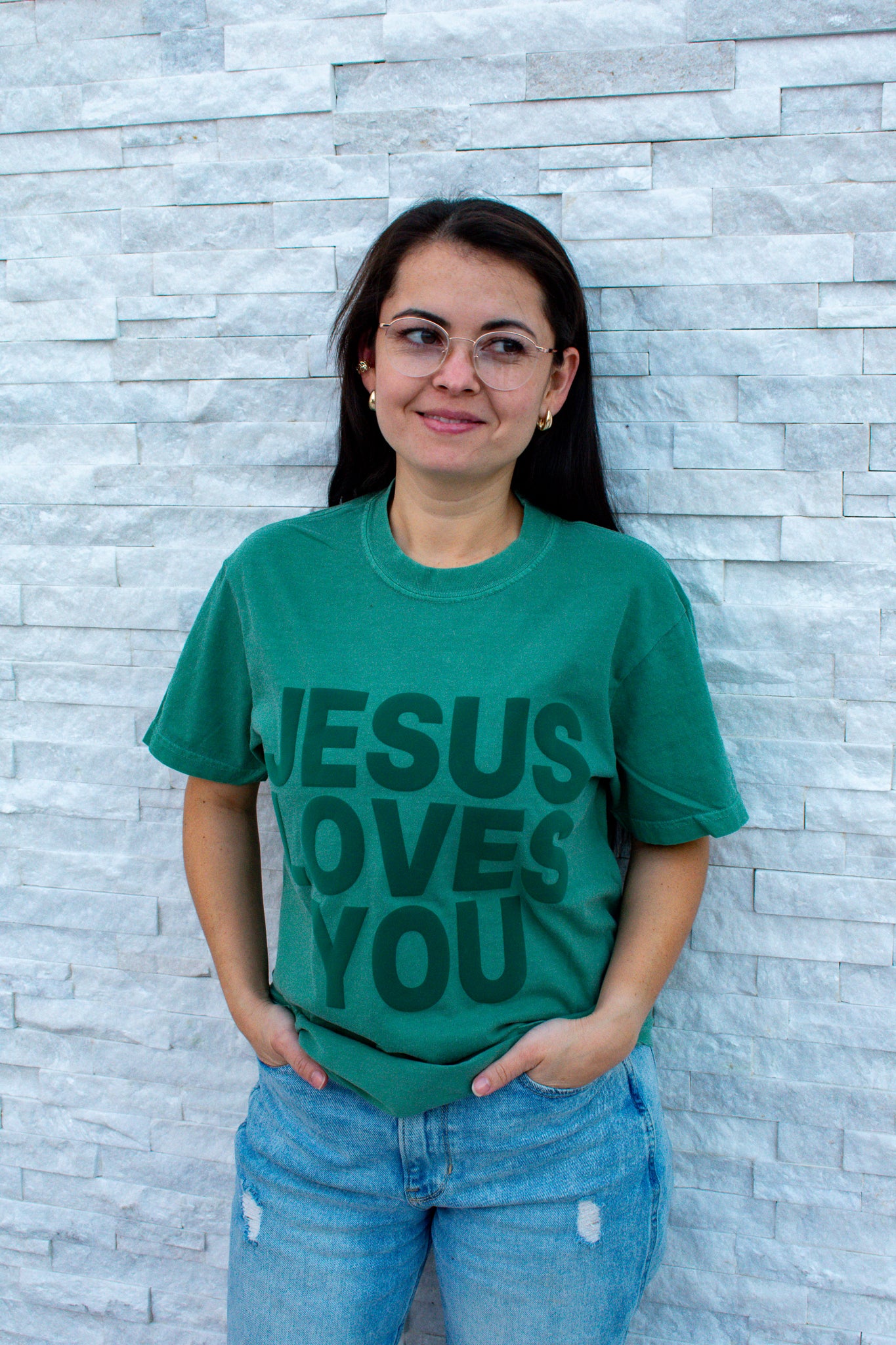 Jesus Loves You Evergreen
