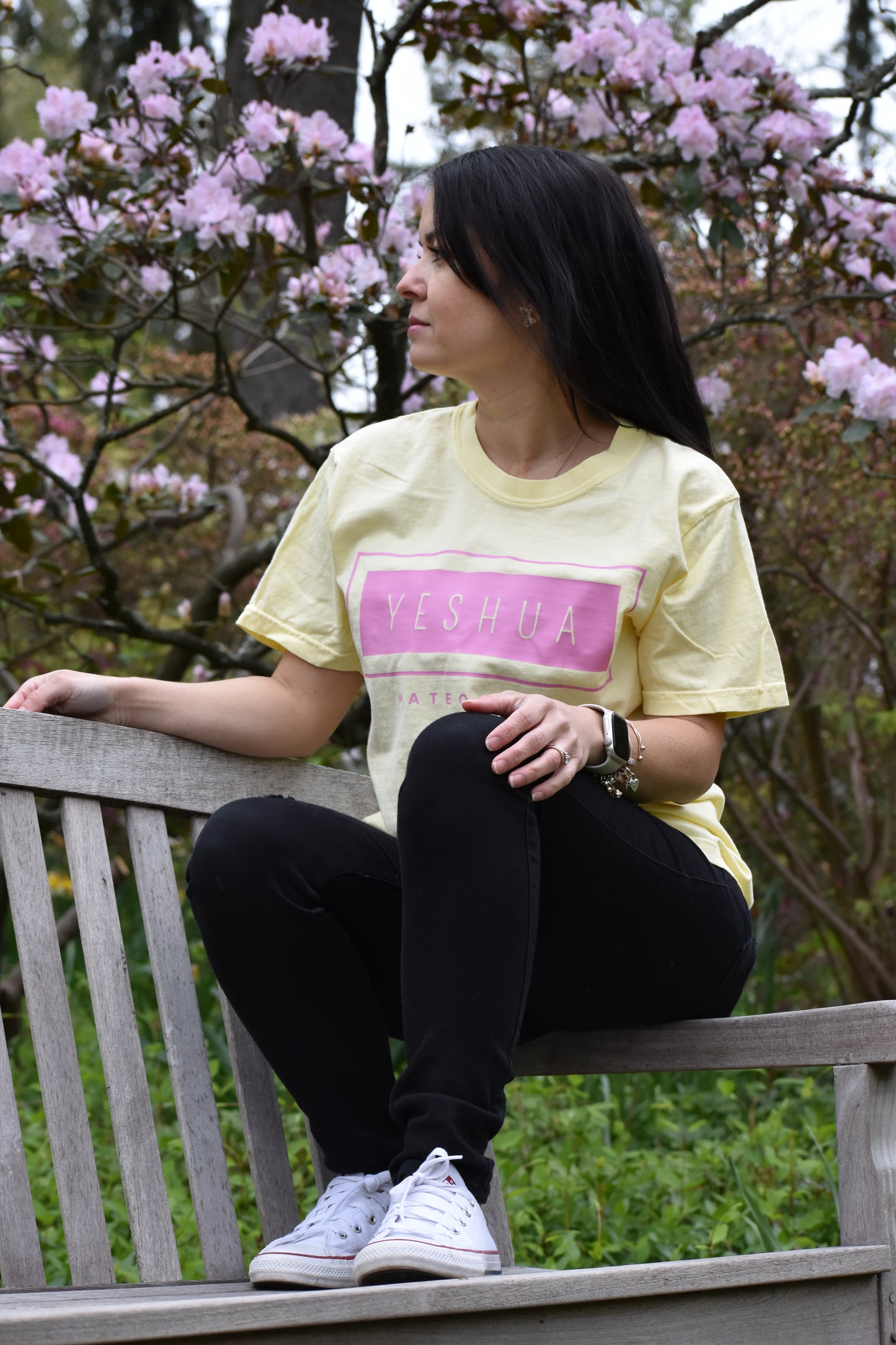 YESHUA Bnn Pink Tee