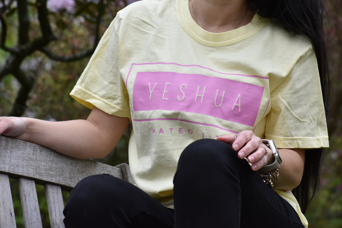 YESHUA Bnn Pink Tee