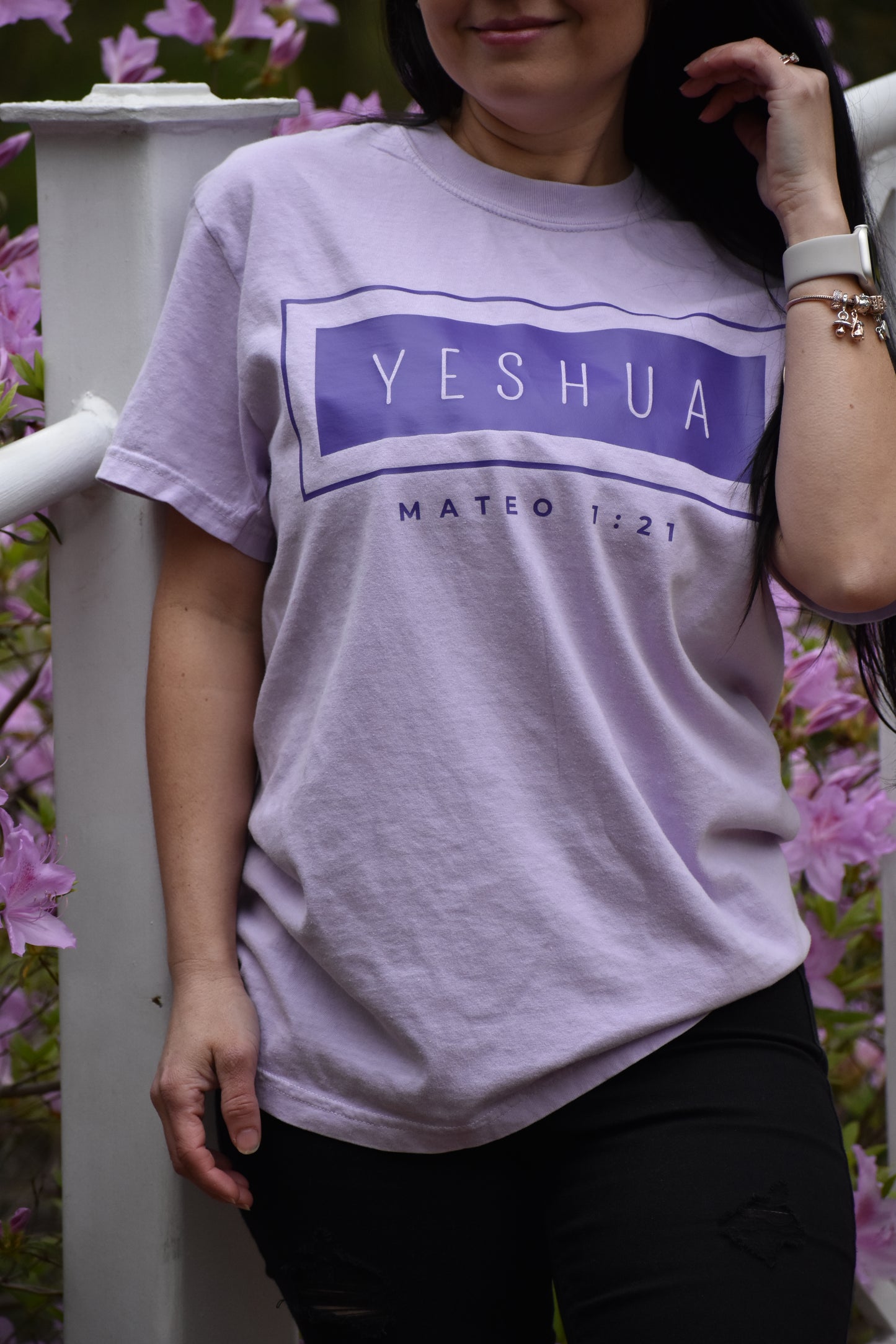 YESHUA Lilac Tee