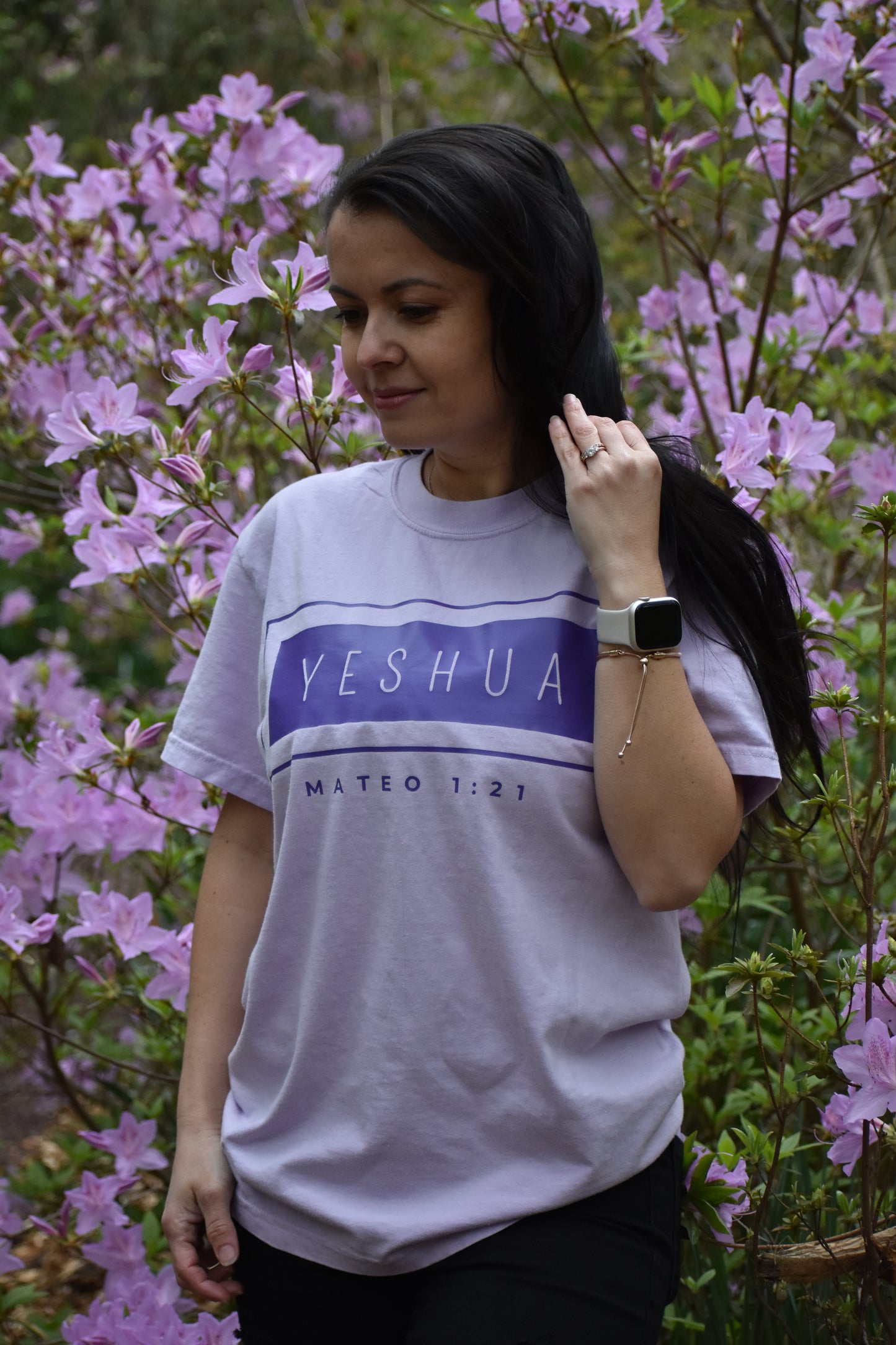 YESHUA Lilac Tee